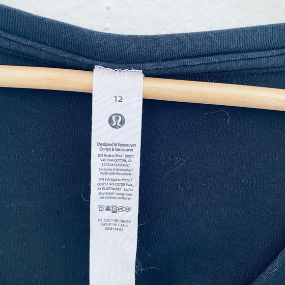 lululemon athletica Midnight Blue V-Neck Tunic - Picture 3 of 9